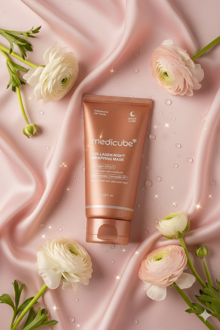 Masque de Nuit Medicube au Collagène - pour un visage lumineux au réveil